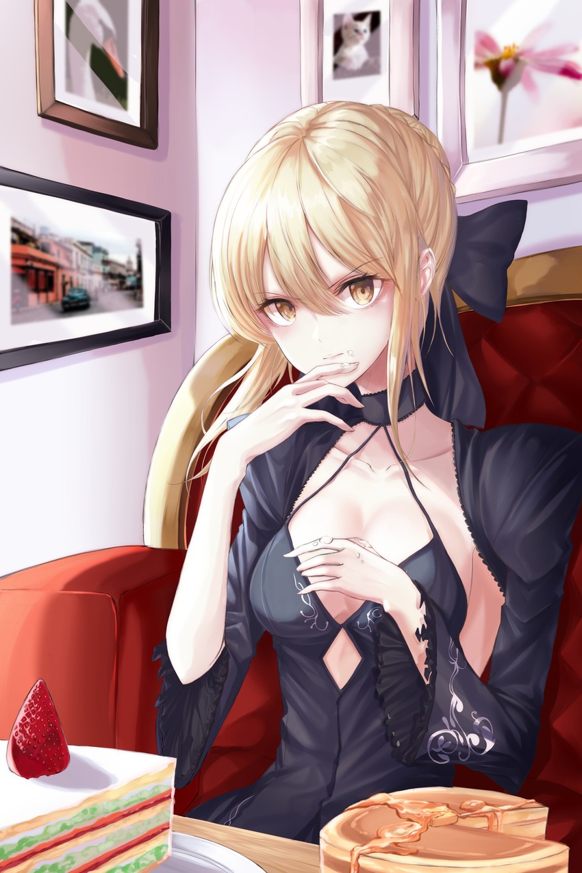 artoria pendragon and saber alter (fate and 1 more) drawn by csc00014