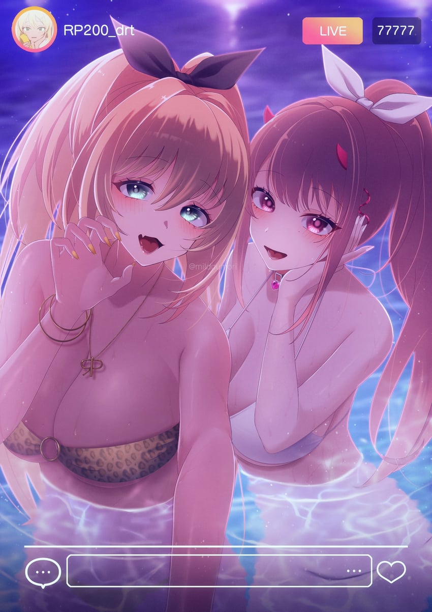 viper and rupee (goddess of victory: nikke) drawn by milmil7