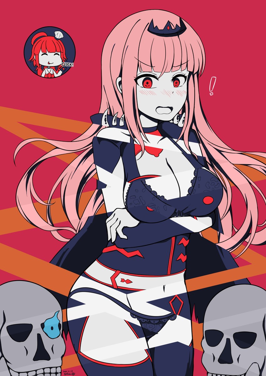 mori calliope, takanashi kiara, and sans (hololive and 2 more) drawn by vanillafox2035