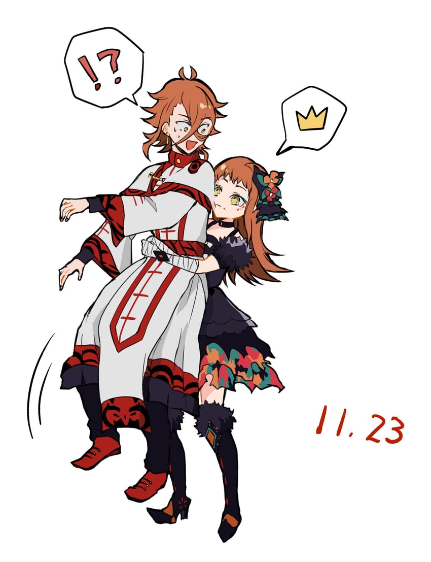 panette and pandreo (fire emblem and 1 more) drawn by oda32t
