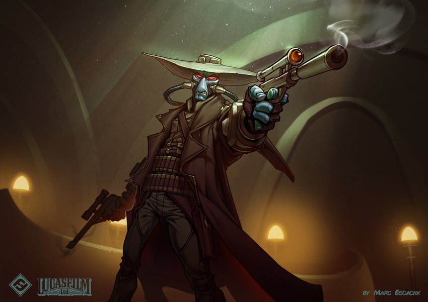 cad bane (star wars and 1 more) drawn by marc_escachx