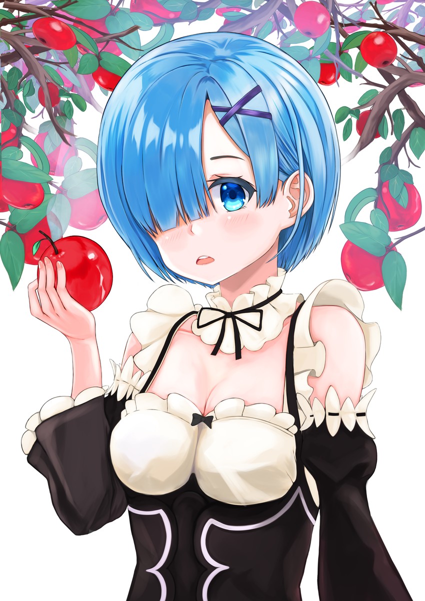 rem (re:zero kara hajimeru isekai seikatsu) drawn by mossan_(mossan-777)