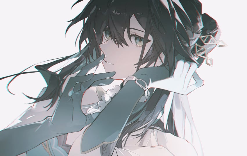 ruan mei (honkai and 1 more) drawn by cheonyeon-hi