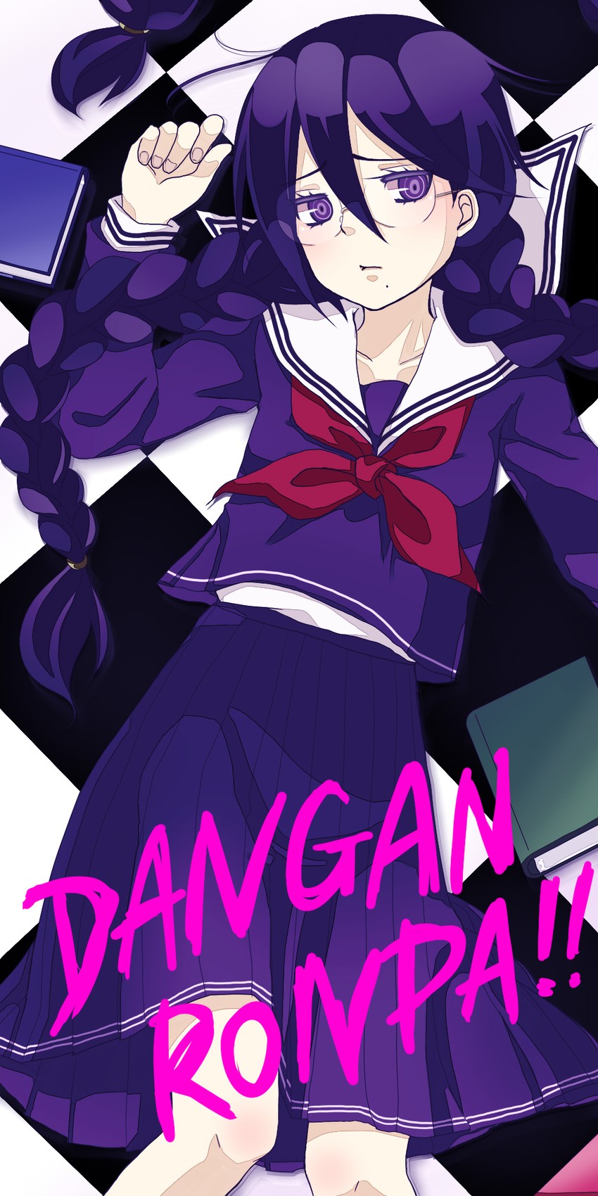 fukawa toko (danganronpa and 1 more) drawn by kuruchi
