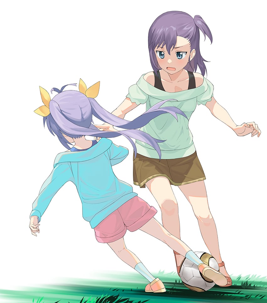 miyauchi renge and miyauchi hikage (non non biyori) drawn by a1_(initial-g)