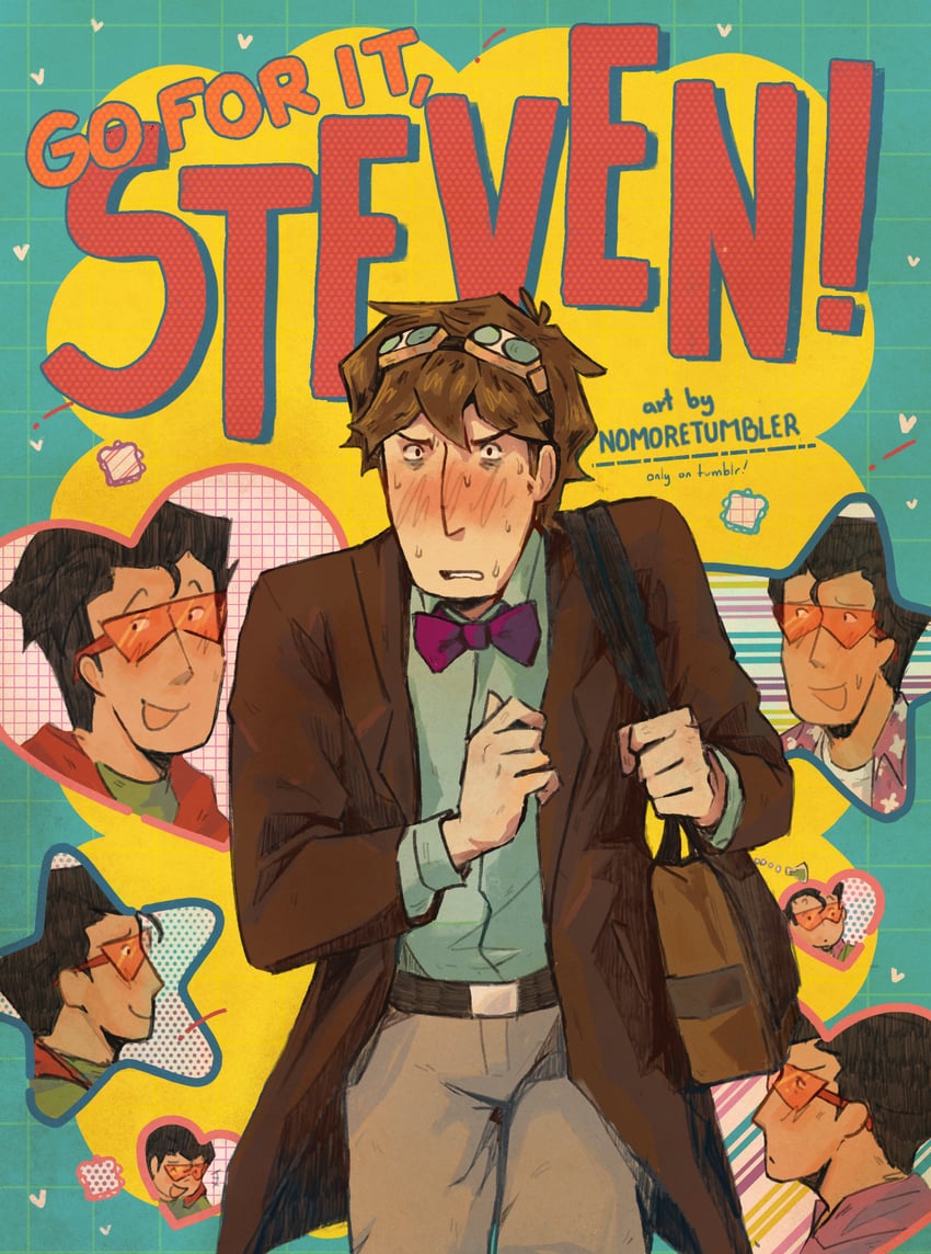 steven boxleitner and amazo guy (ganbare! nakamura-kun!! and 1 more) drawn by nomoretumbler