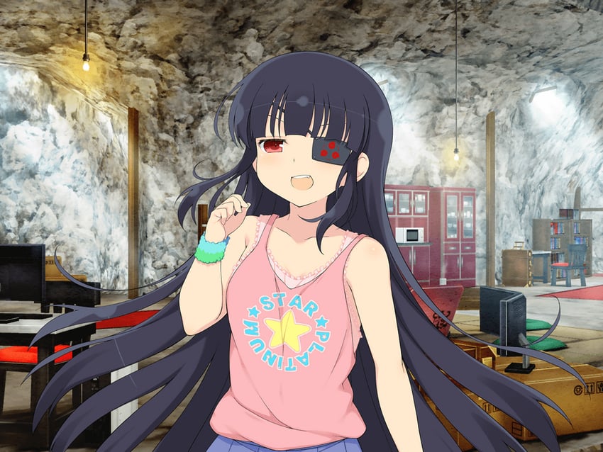 mirai (senran kagura and 2 more) drawn by yaegashi_nan