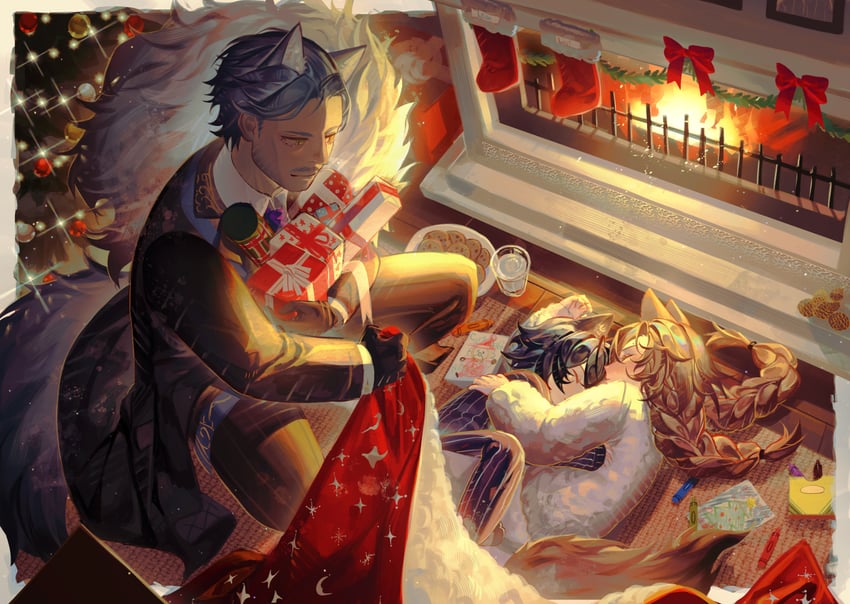 penance, vigil, and bernardo bellone (arknights) drawn by kikan_(kikanoe)