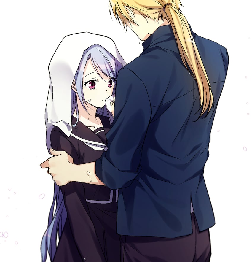 hokuto mitsuki and takahata shiou (tokyo xanadu) drawn by soap_(user_kghh4755)