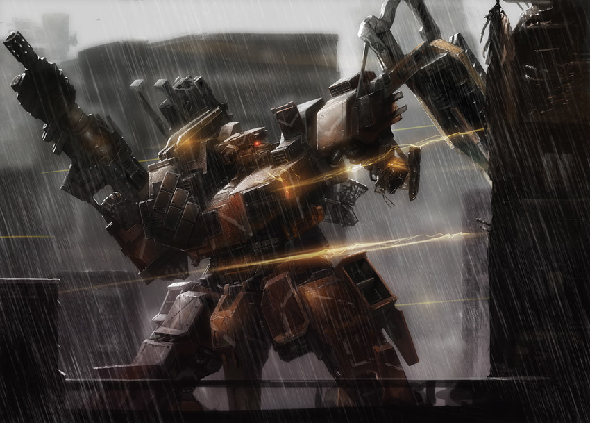 armored core and 1 more drawn by cecetiv