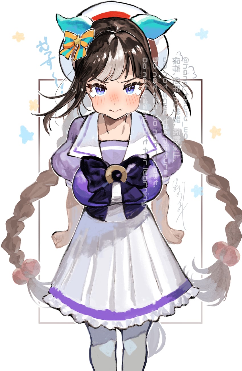 hokko tarumae (umamusume) drawn by sugomori_tsuru_(hana_tsuru_wo)