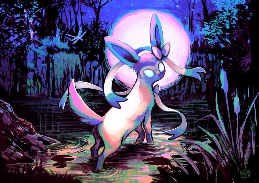 sylveon (pokemon) drawn by radonkalmor