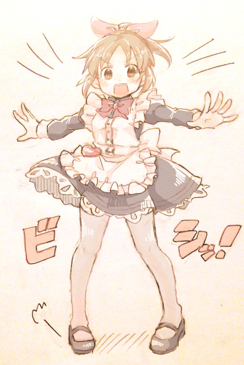 abe nana (idolmaster and 1 more) drawn by chiio_(chi_i_15sab00)