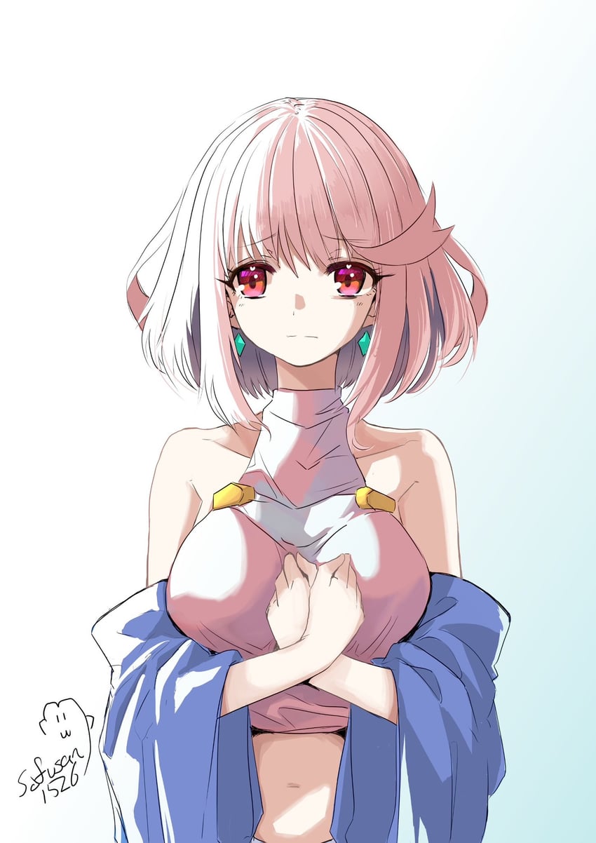 pyra (xenoblade chronicles and 1 more) drawn by sofusan1526