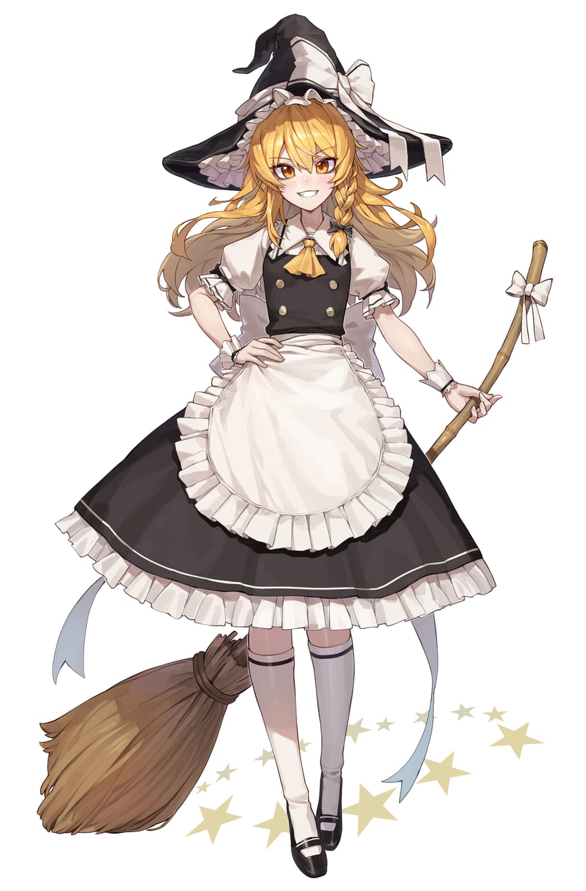kirisame marisa (touhou and 1 more) drawn by kokukyukeo