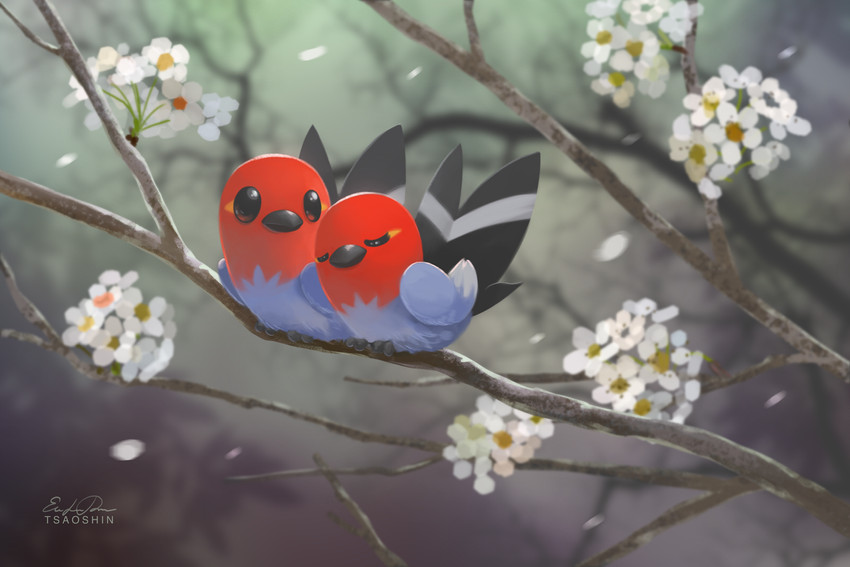 fletchling (pokemon) drawn by eric_proctor