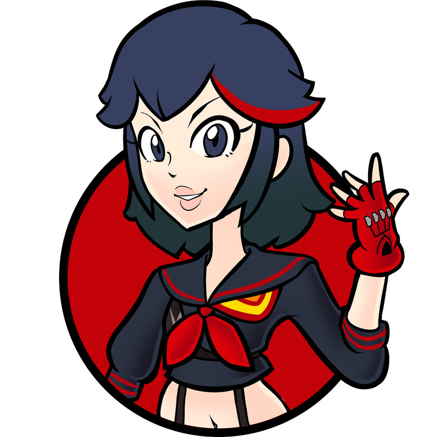 matoi ryuuko and senketsu (mario and 1 more) drawn by triple-q