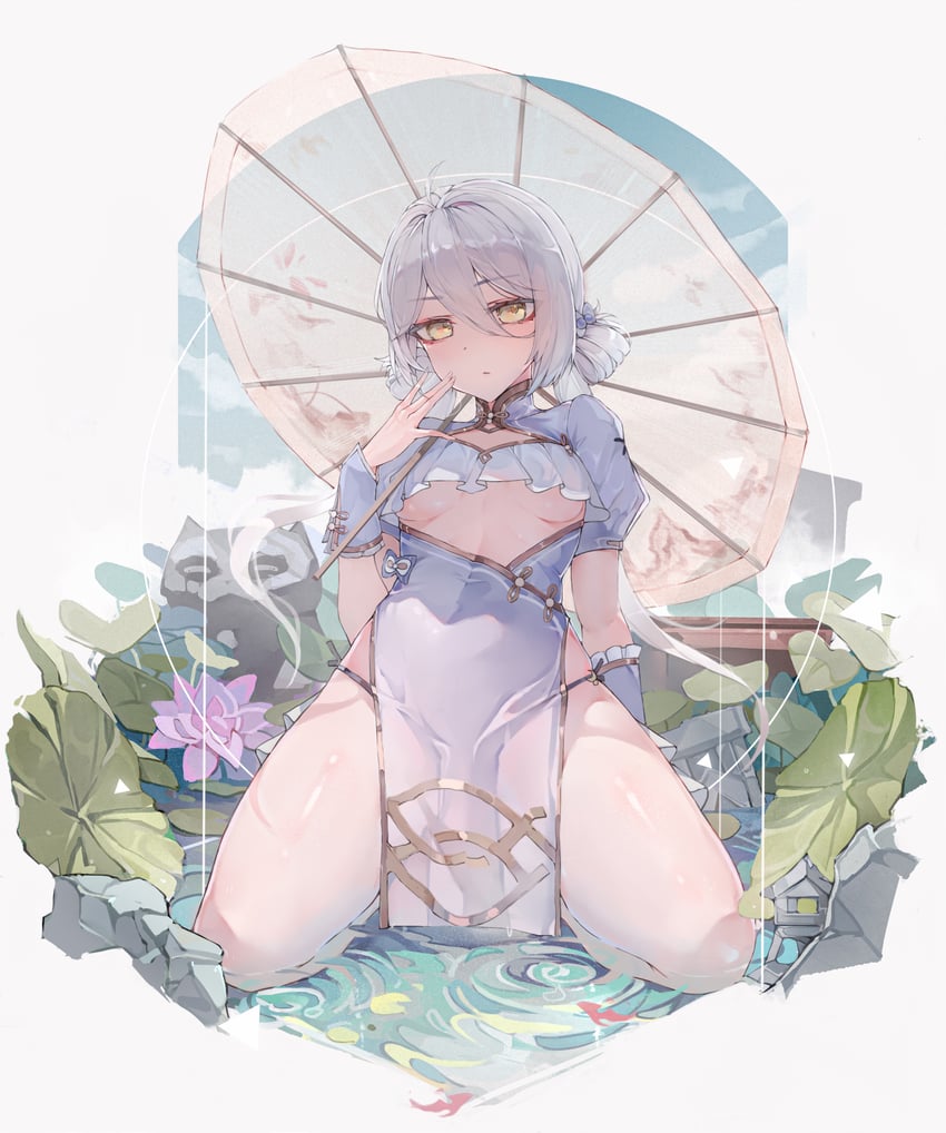 acacia and acacia - kaguya (snowbreak: containment zone) drawn by oreshki