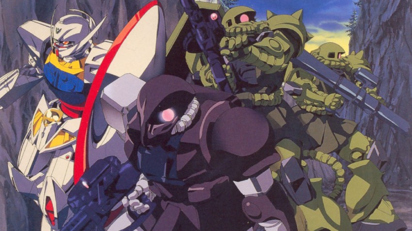 zaku ii, turn a gundam, borjarnon, and borjarnon gavane gooney custom (gundam and 1 more)