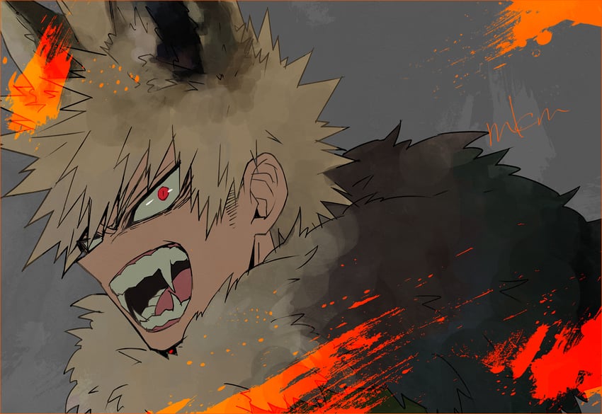 bakugou katsuki (boku no hero academia) drawn by mkm_(mkm_storage)