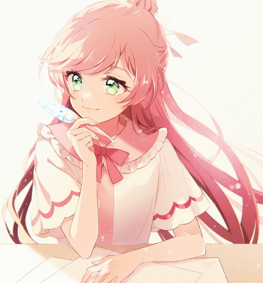 nijigaoka mashiro (precure and 1 more) drawn by lanzhu