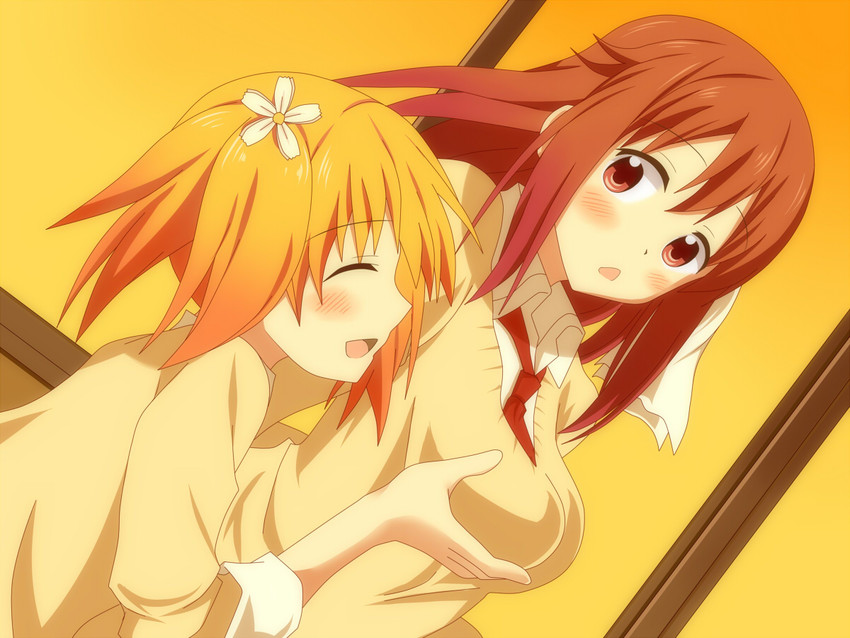 takayama haruka and sonoda yuu (sakura trick) drawn by ginsen