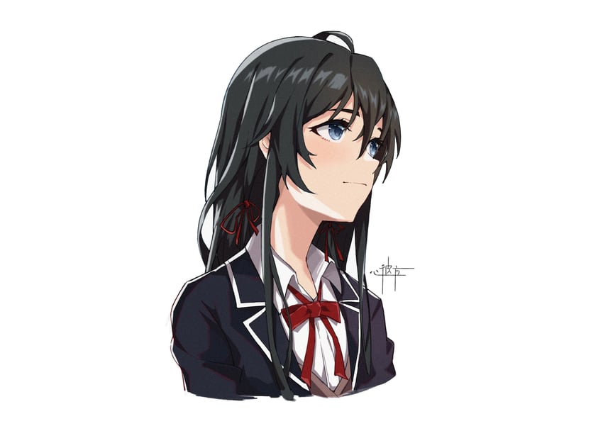 yukinoshita yukino (yahari ore no seishun lovecome wa machigatteiru.) drawn by xinzhibifang