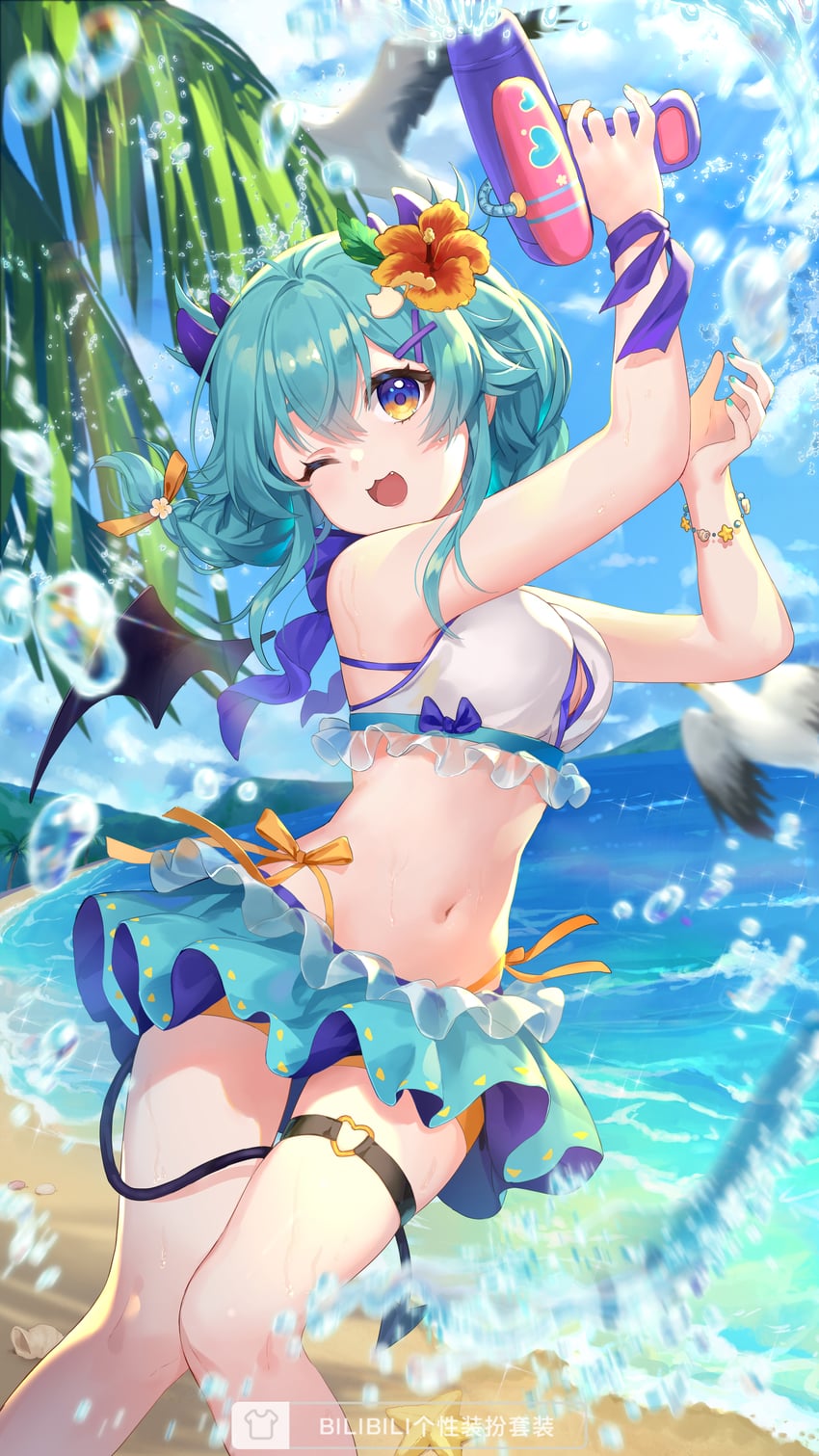 necora nyaru (indie virtual youtuber) drawn by ziyue