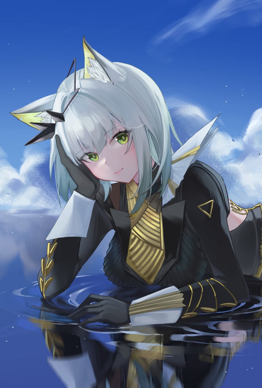 kal'tsit (arknights and 1 more) drawn by wumimiao