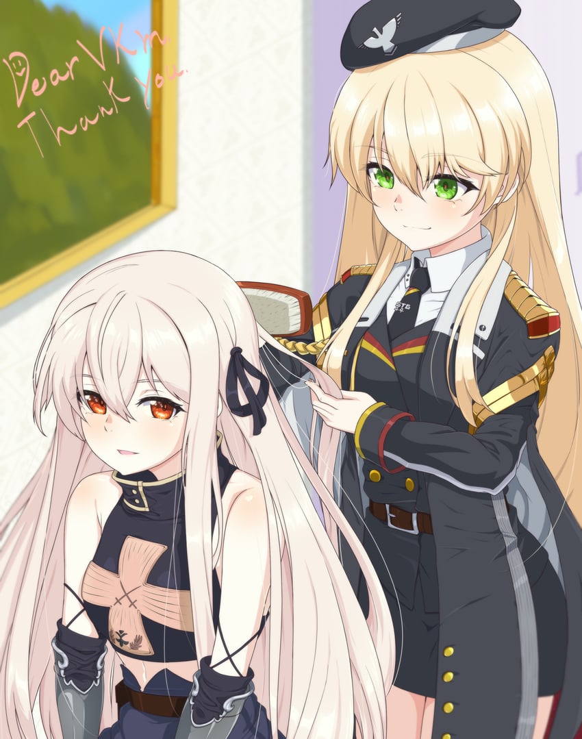kar98k and stg44 (girls' frontline) drawn by ada_badguy