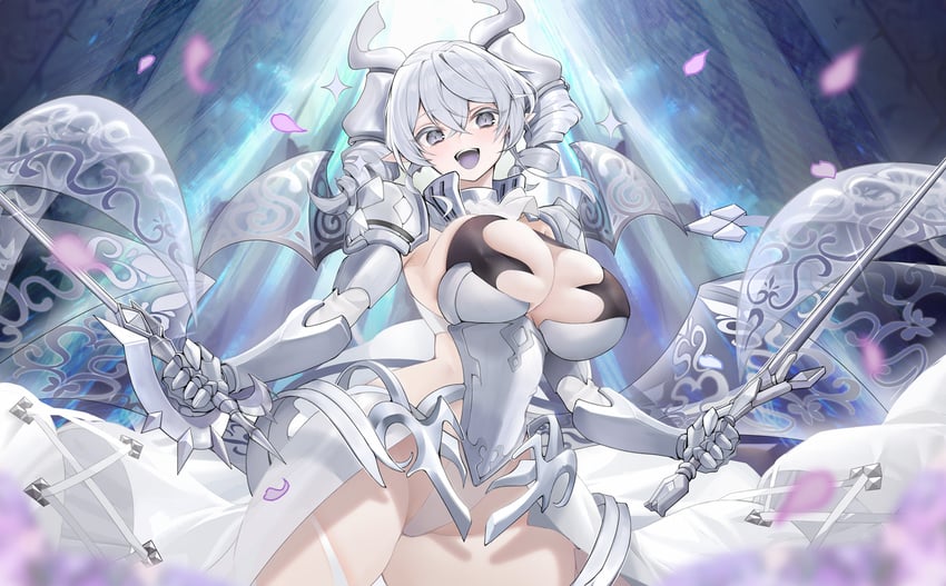 lovely labrynth of the silver castle and lady labrynth of the silver castle (yu-gi-oh!) drawn by xiujia_yihuizi