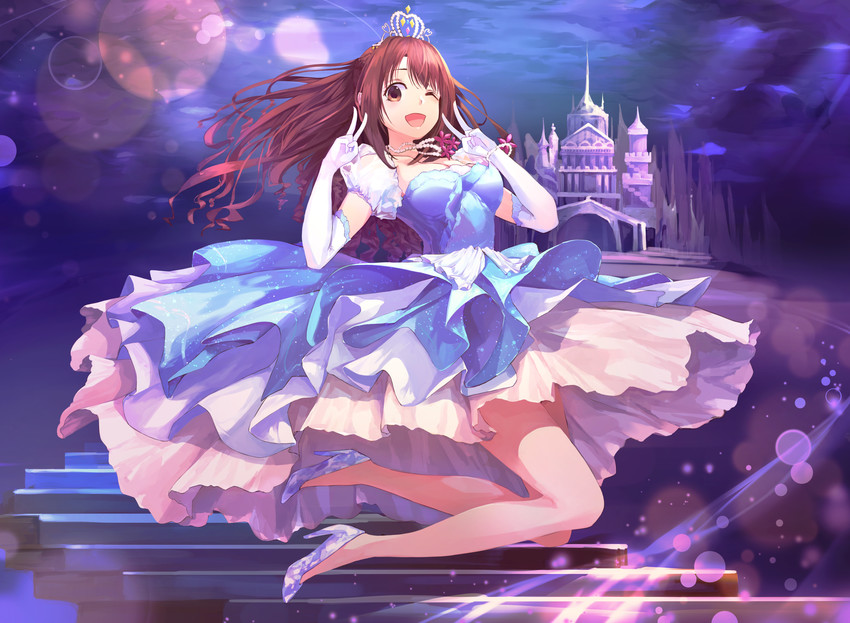 shimamura uzuki and cinderella (idolmaster and 2 more) drawn by munseonghwa