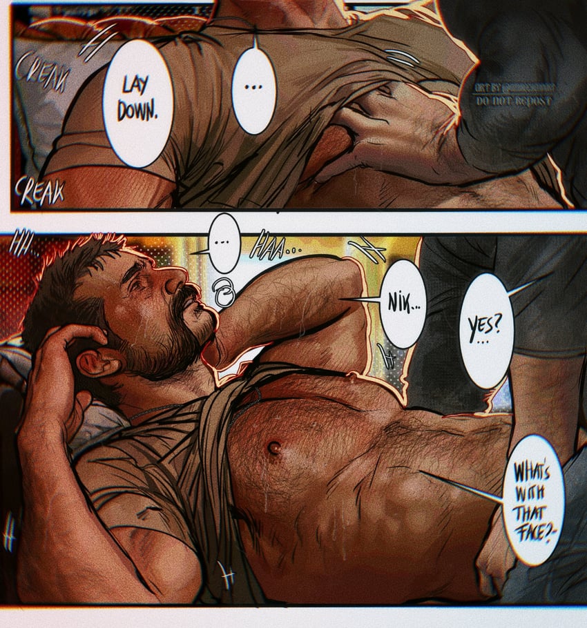captain price and nikolai (call of duty and 1 more) drawn by umikochannart