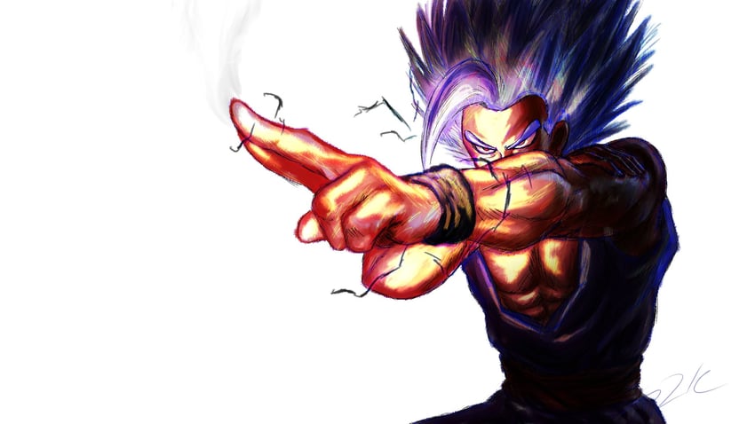 son gohan and gohan beast (dragon ball and 2 more) drawn by sekora2000