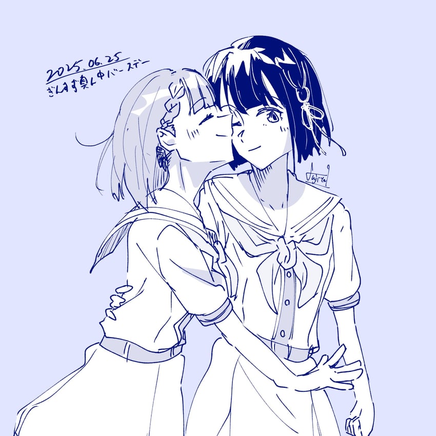 momose ginko and kachimachi kosuzu (love live! and 1 more) drawn by fujita_hitotsu