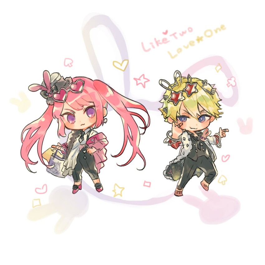 like two and love one (senjuushi and 1 more) drawn by akannnoka