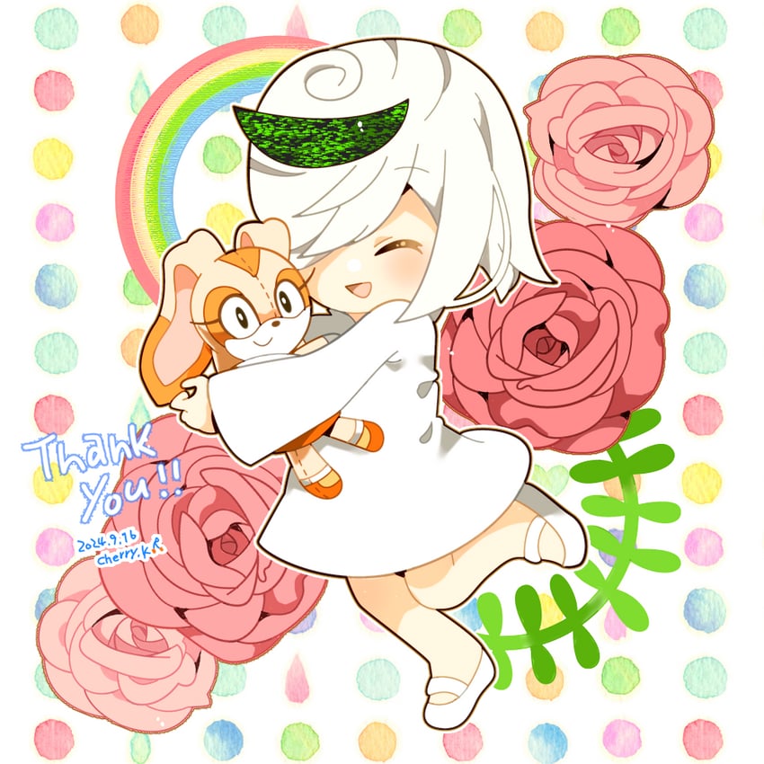 cream the rabbit and sage (sonic and 1 more) drawn by kusunoki_cherry