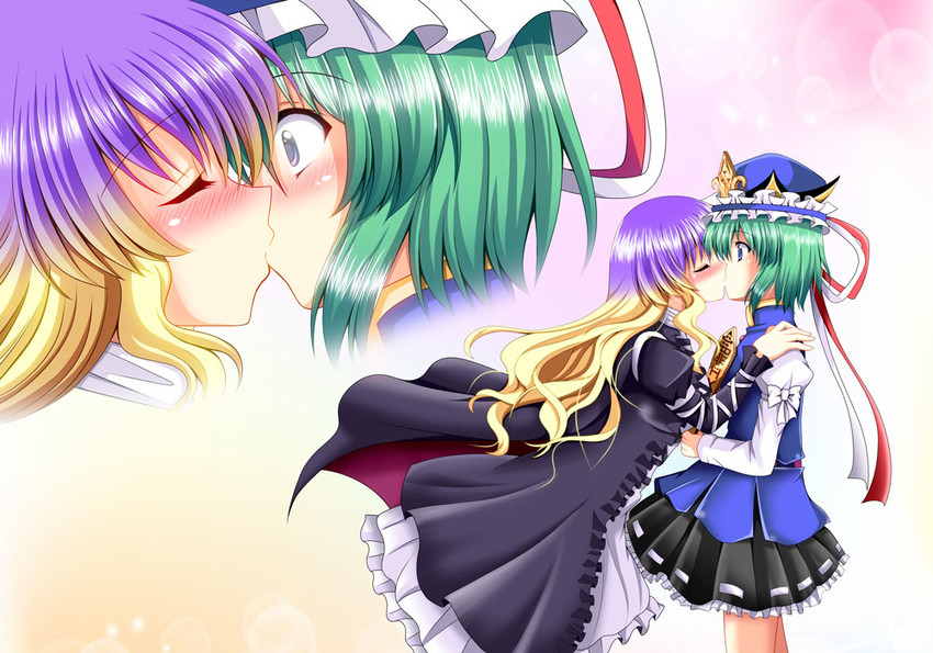 hijiri byakuren and shiki eiki (touhou) drawn by ougi_(ihayasaka)