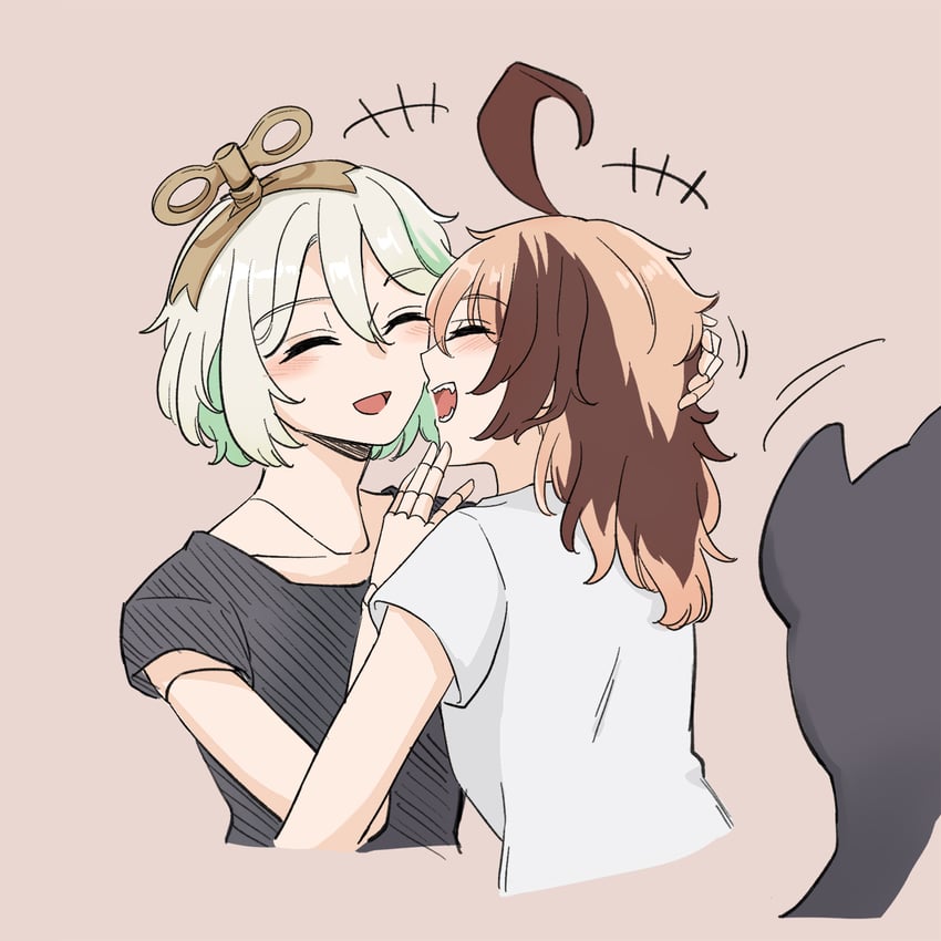 gigi murin and cecilia immergreen (hololive and 1 more) drawn by fuyuu_seibutsu