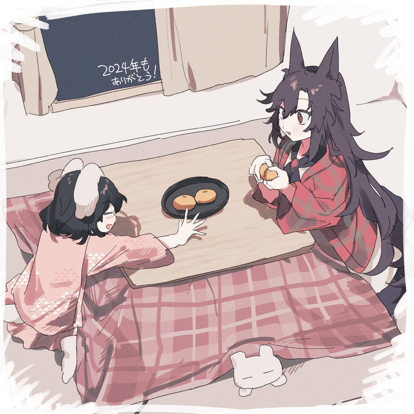 inaba tewi, imaizumi kagerou, and inaba mob (touhou) drawn by haruwaka_064