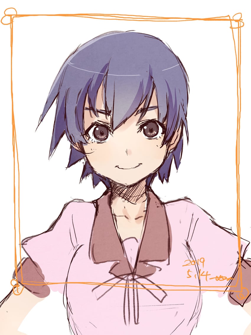 kanbaru suruga (monogatari and 1 more) drawn by gagano91