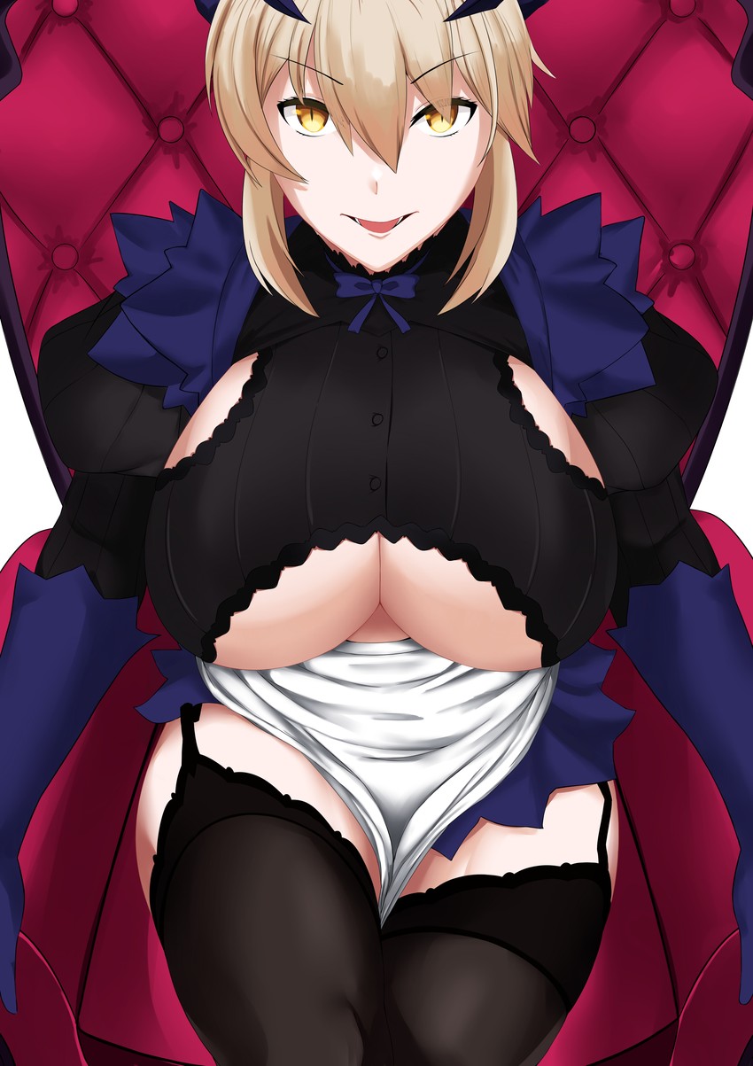 artoria pendragon (fate and 1 more) drawn by warden_(jadol_9)