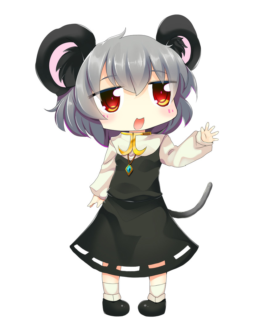 nazrin and nyon (touhou and 1 more) drawn by ririipa_(zasshu)