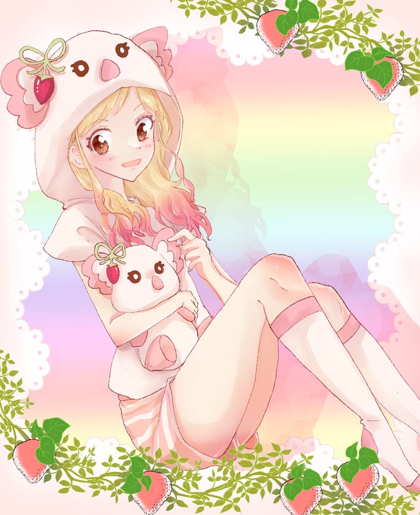 nijino yume (aikatsu! and 1 more) drawn by qtg_ae