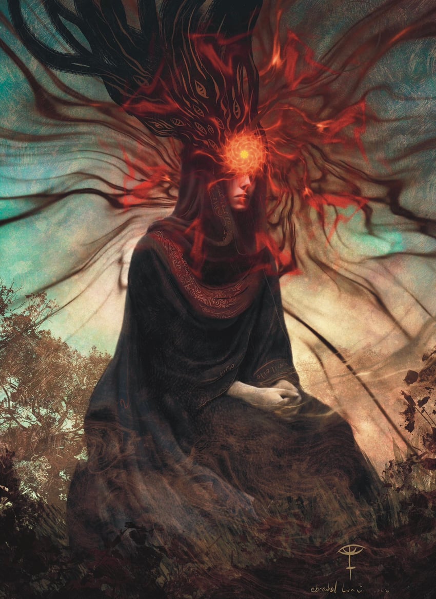 lord of the frenzied flame (elden ring) drawn by ebrahelurci
