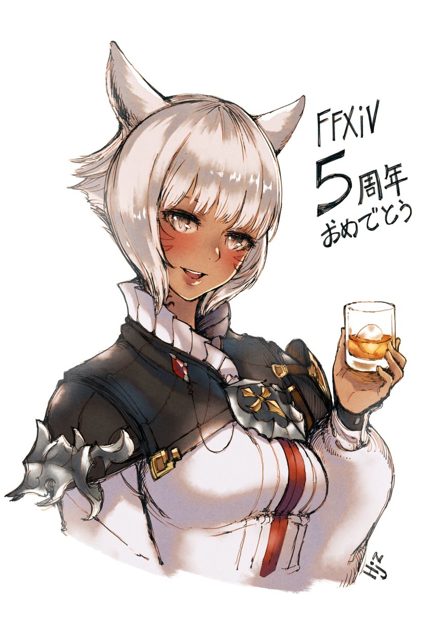 y'shtola rhul (final fantasy and 1 more) drawn by hjz_(artemi)