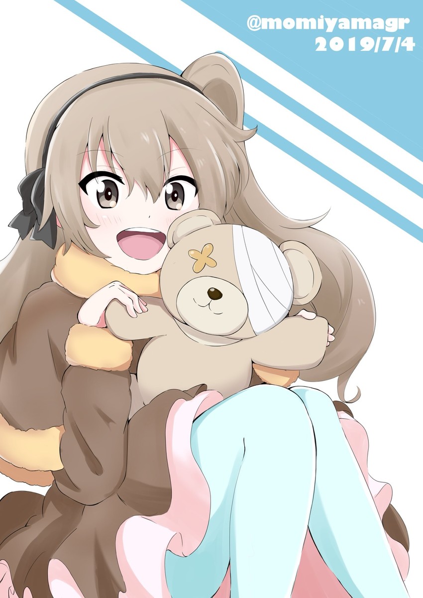 shimada arisu and boko (girls und panzer) drawn by mochamillll