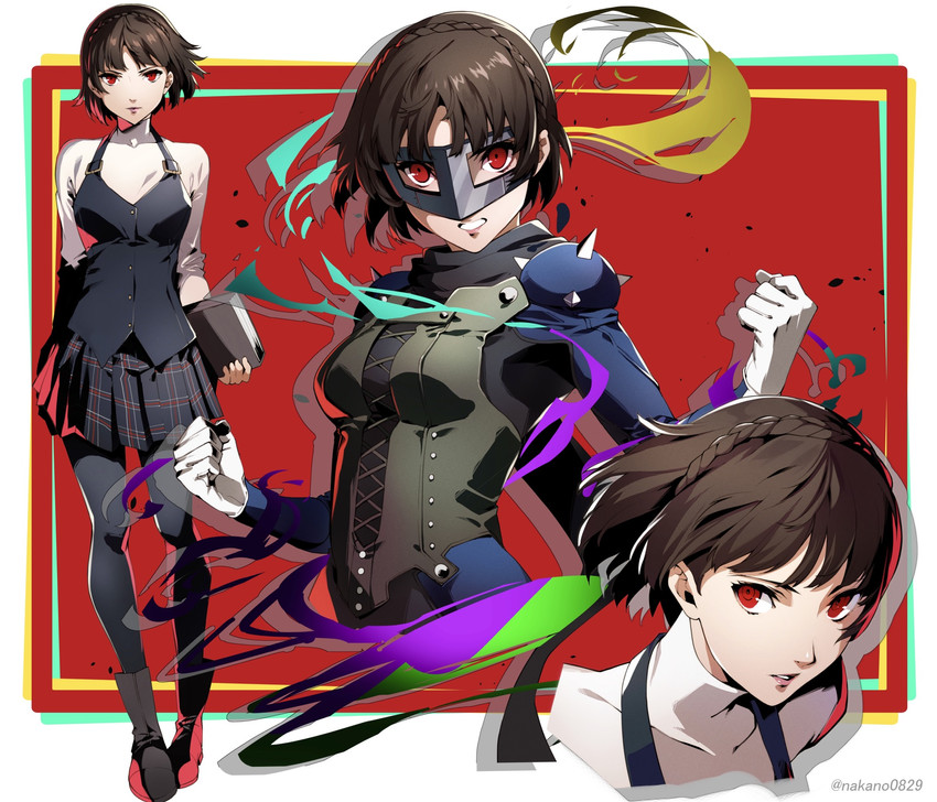 niijima makoto and queen (persona and 1 more) drawn by nakano_maru