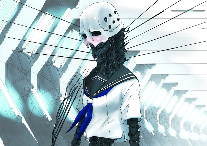 davine lu linvega (blame! and 1 more) drawn by haidara1
