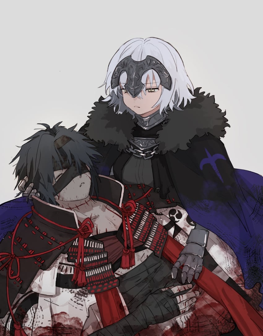 jeanne d'arc alter and chiemon (fate and 1 more) drawn by stbntotoi